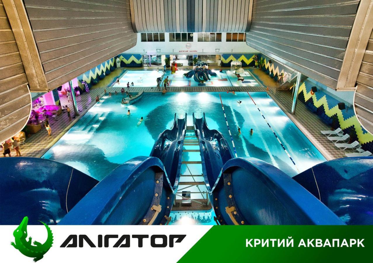Hotel Aquapark Alligator Ternopil Buitenkant foto